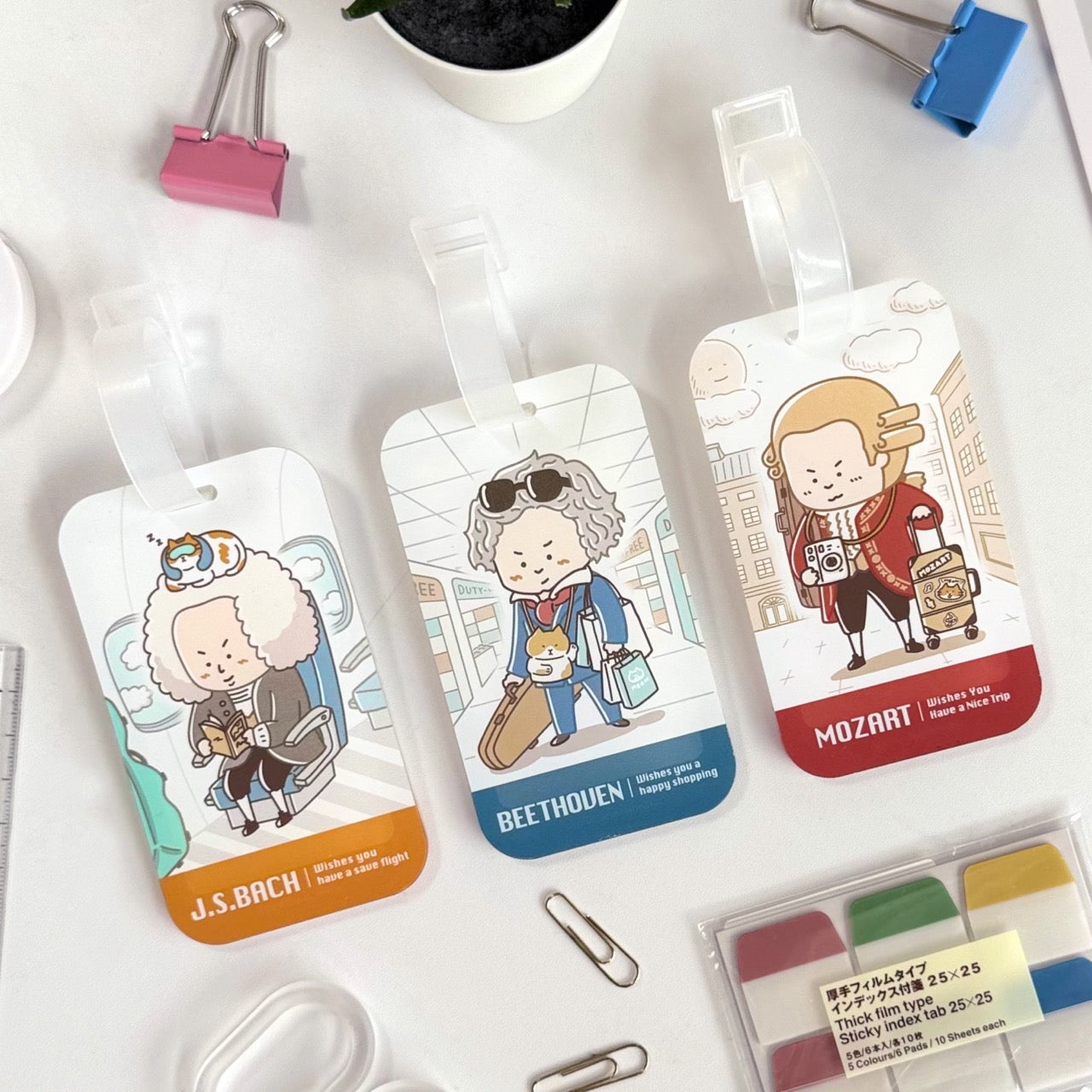 J.S. Bach Luggage Tag