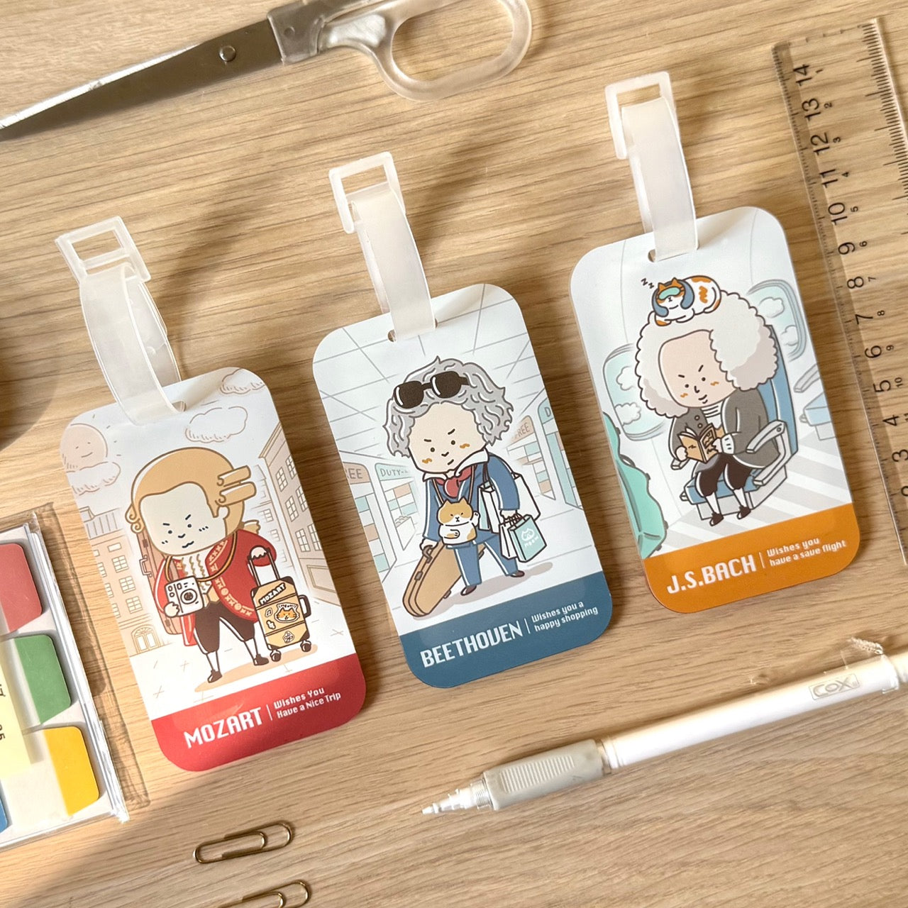 Mozart Luggage Tag