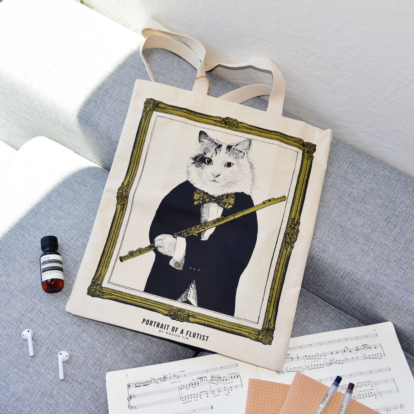 Flutist Tote Bag