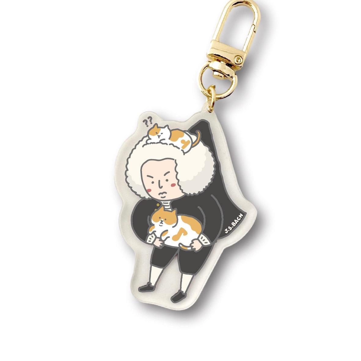 J.S. Bach Acrylic Keychain