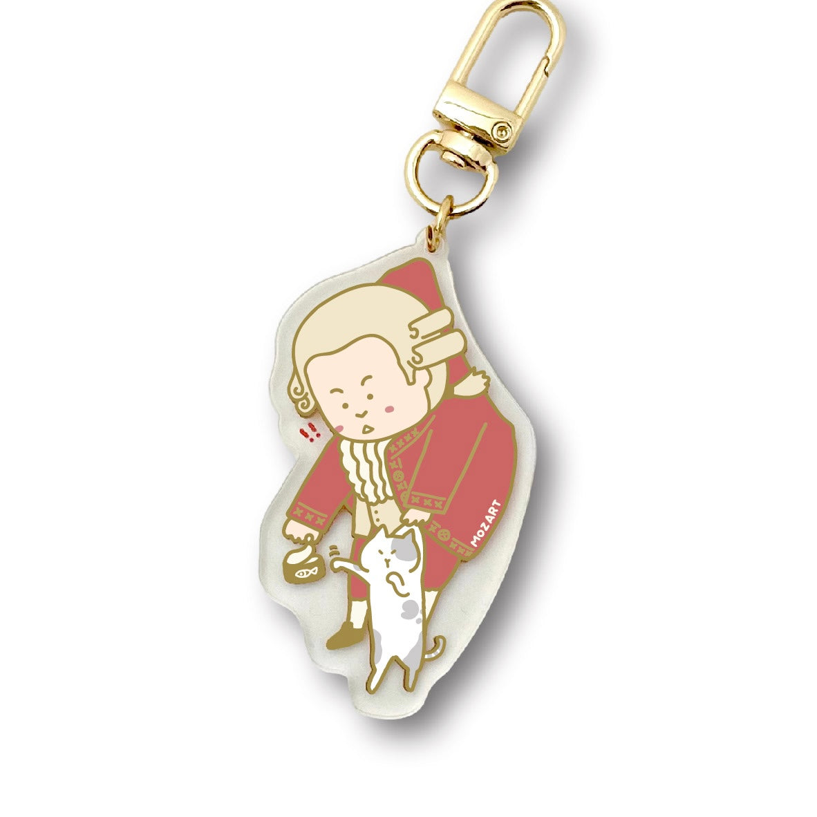 Mozart Acrylic Keychain