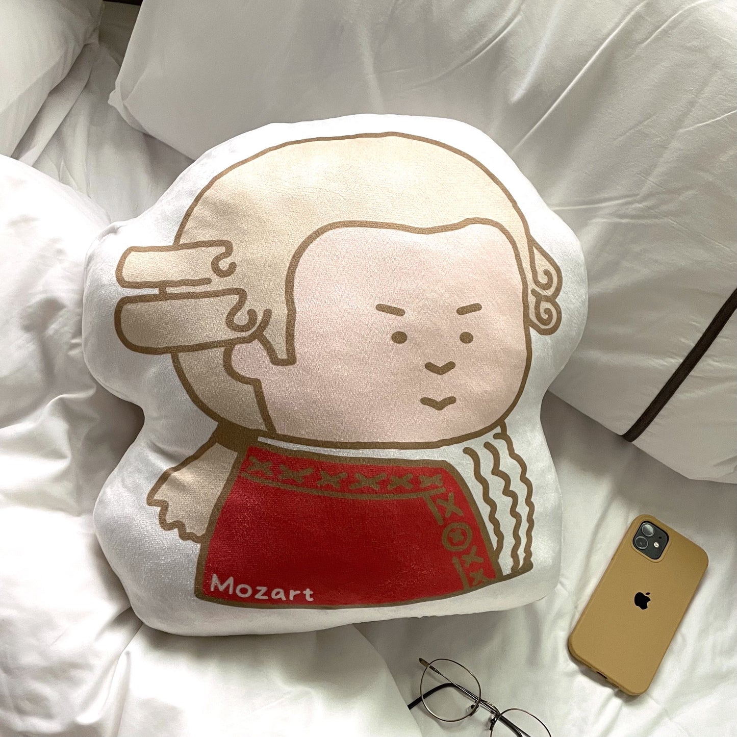 Mozart Throw Pillow