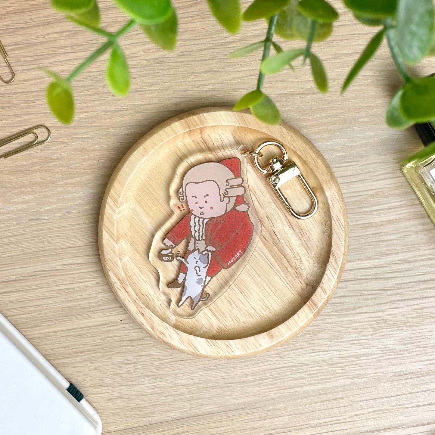 Mozart Acrylic Keychain