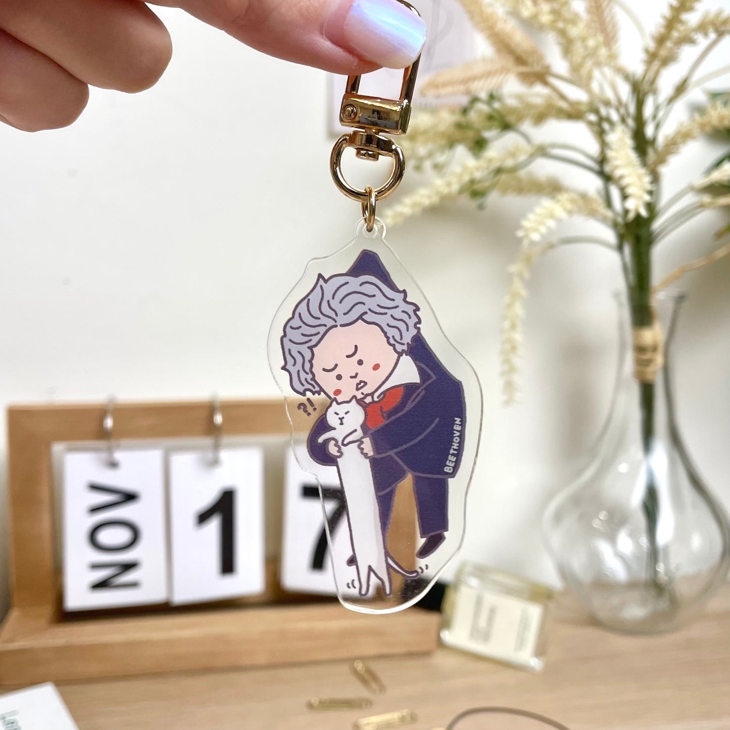 Beethoven Acrylic Keychain