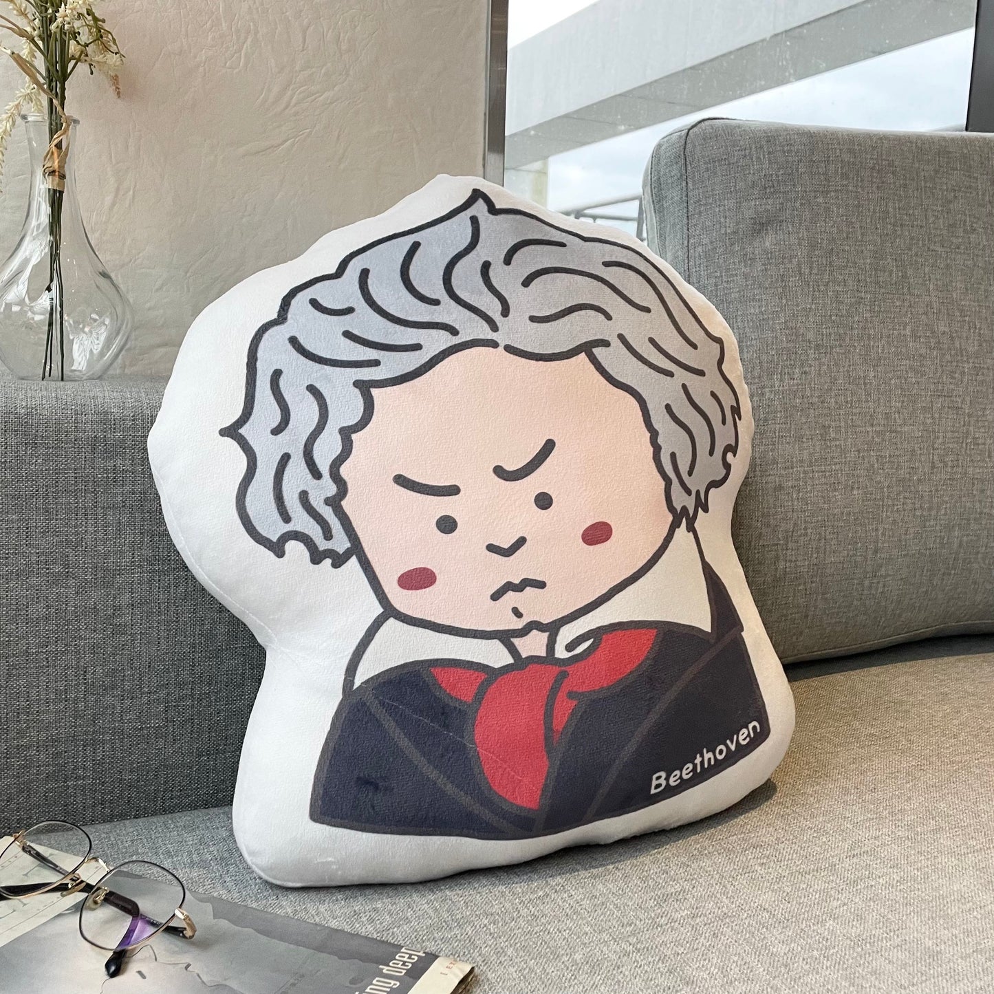 Beethoven Throw Pillow