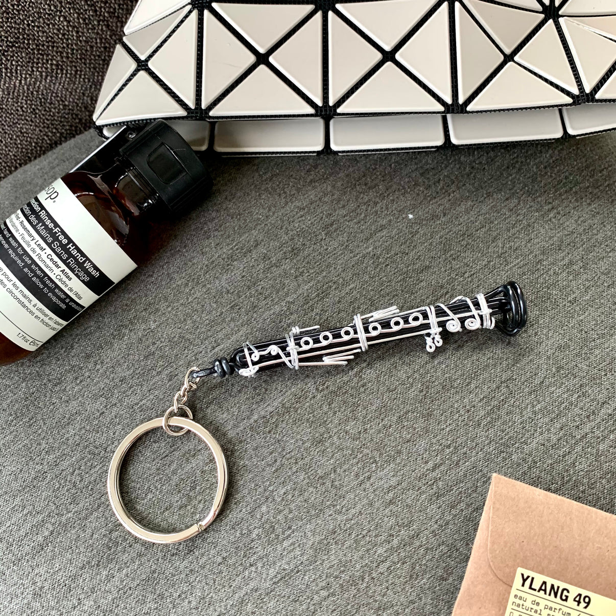 Wire Art Instrument Keychain KGH Music Group