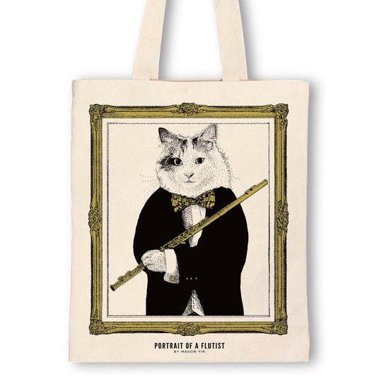 Flutist Tote Bag