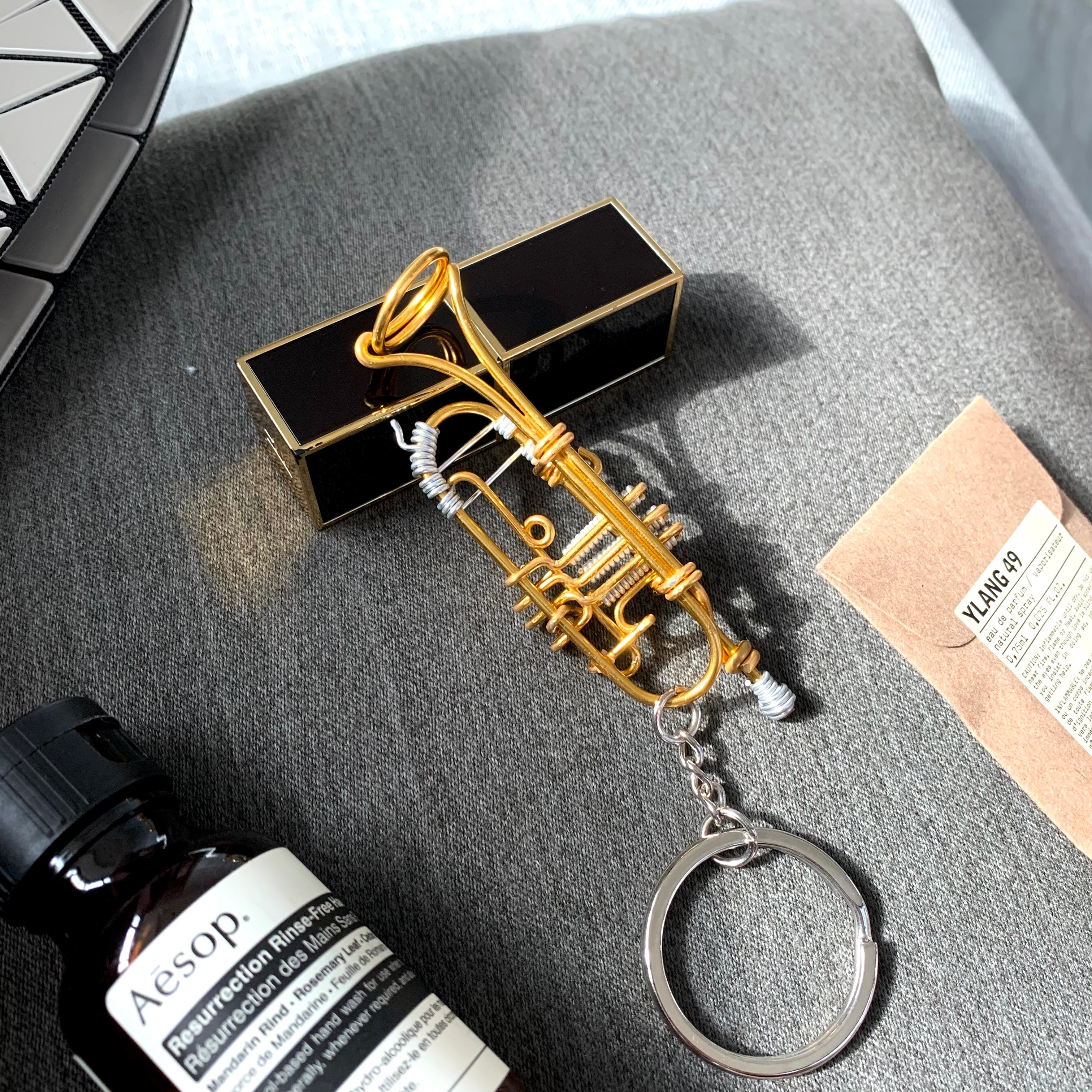 Trumpet Wire Art Instrument Keychain – KGH Music Group