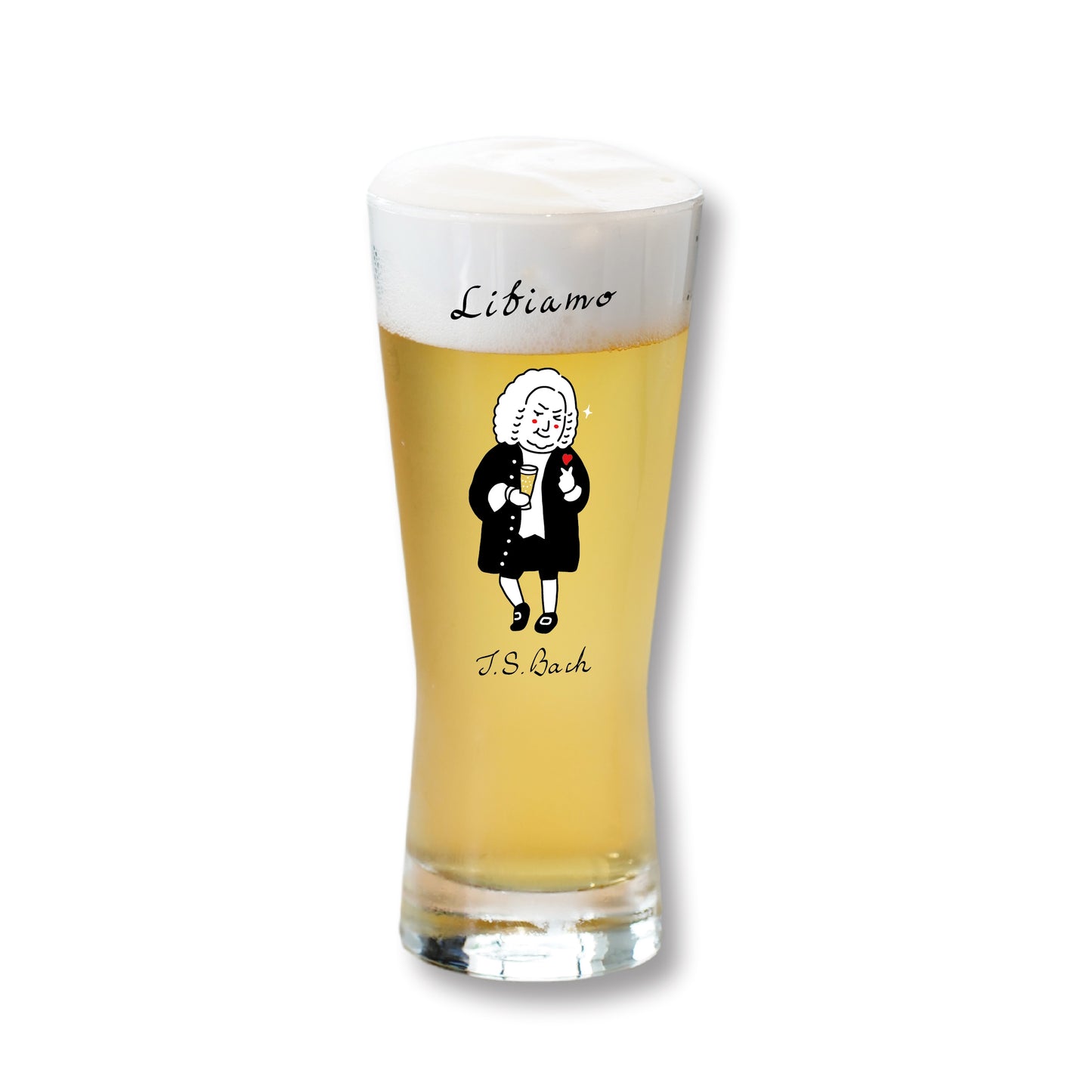 J.S. Bach Libiamo Glass