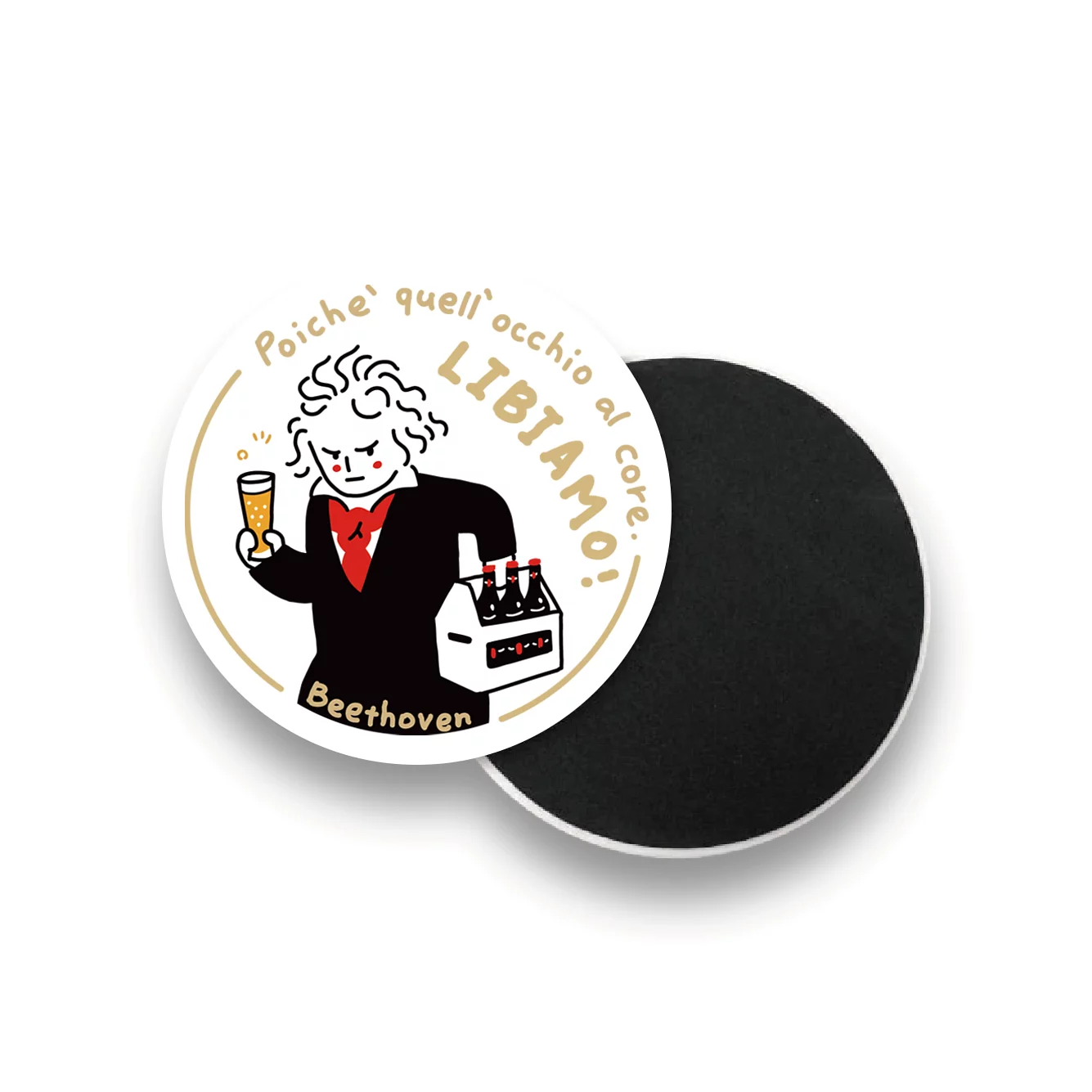 Beethoven Libiamo Coasters