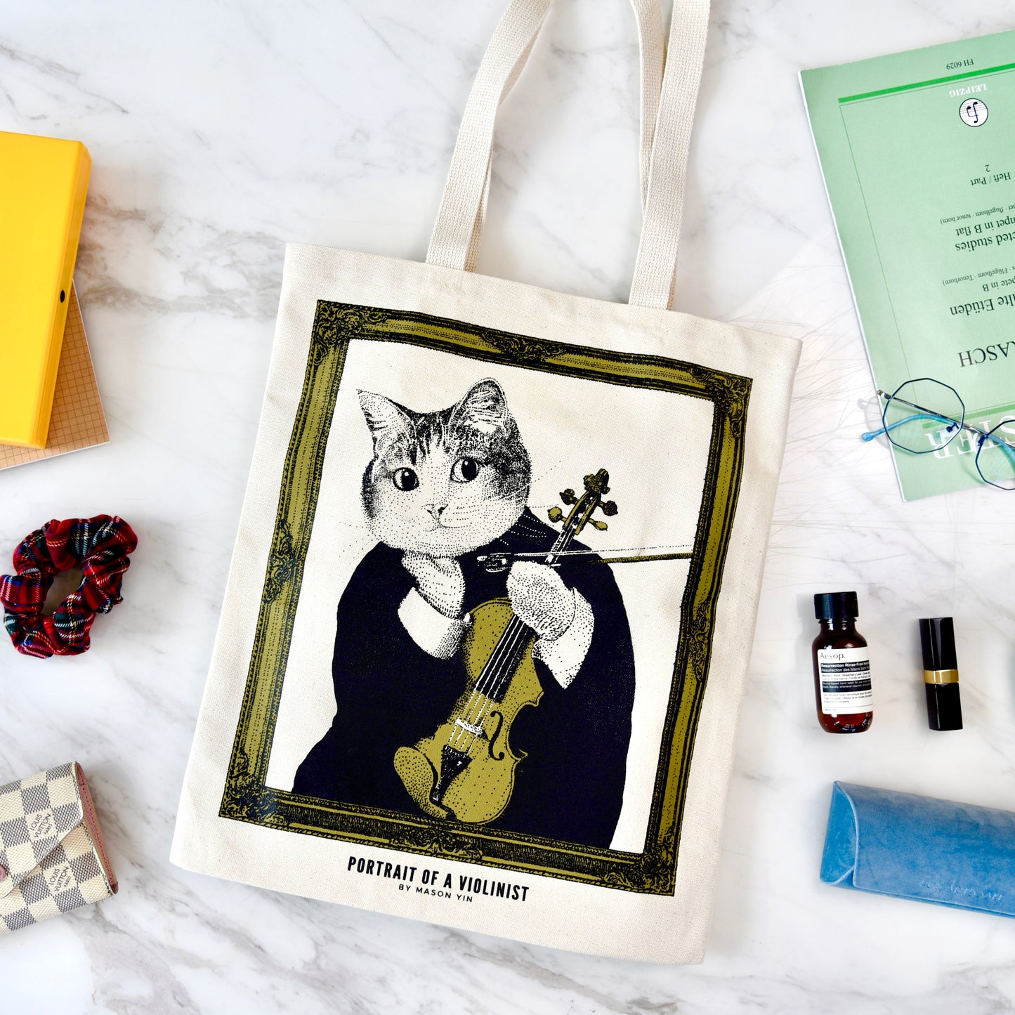 Violinist Tote Bag