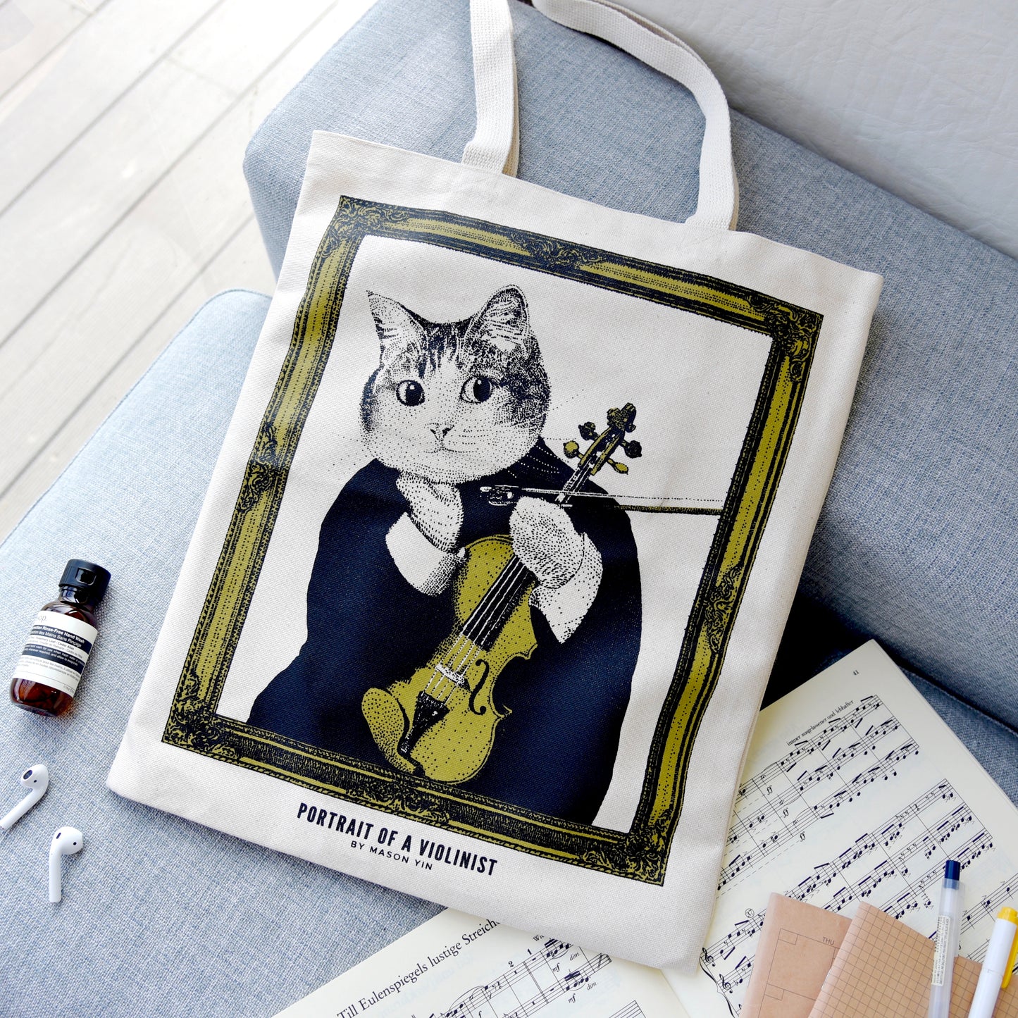 Violinist Tote Bag