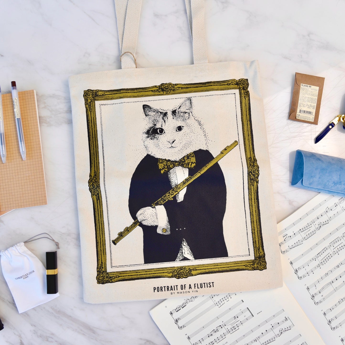 Flutist Tote Bag