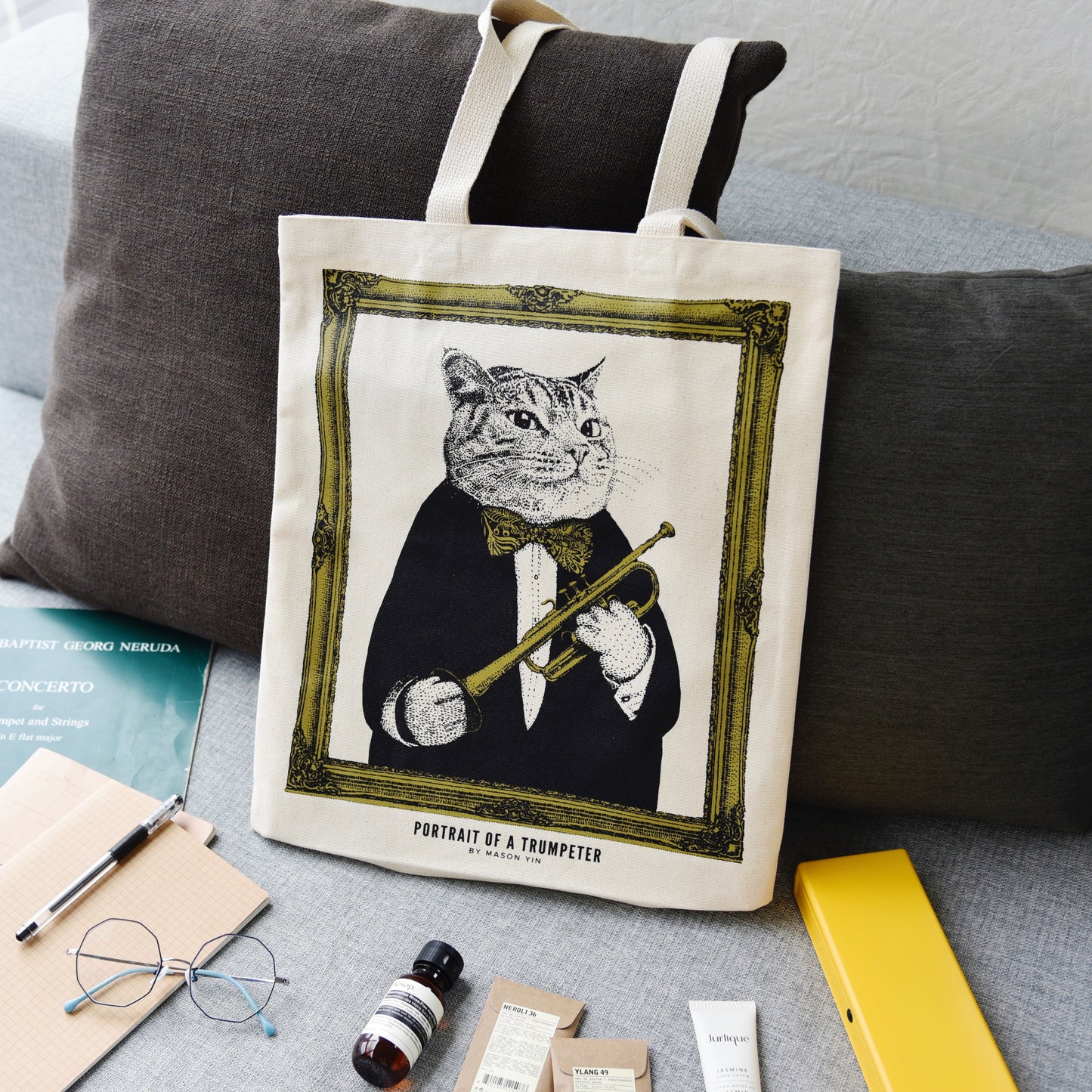 Trumpeter Tote Bag