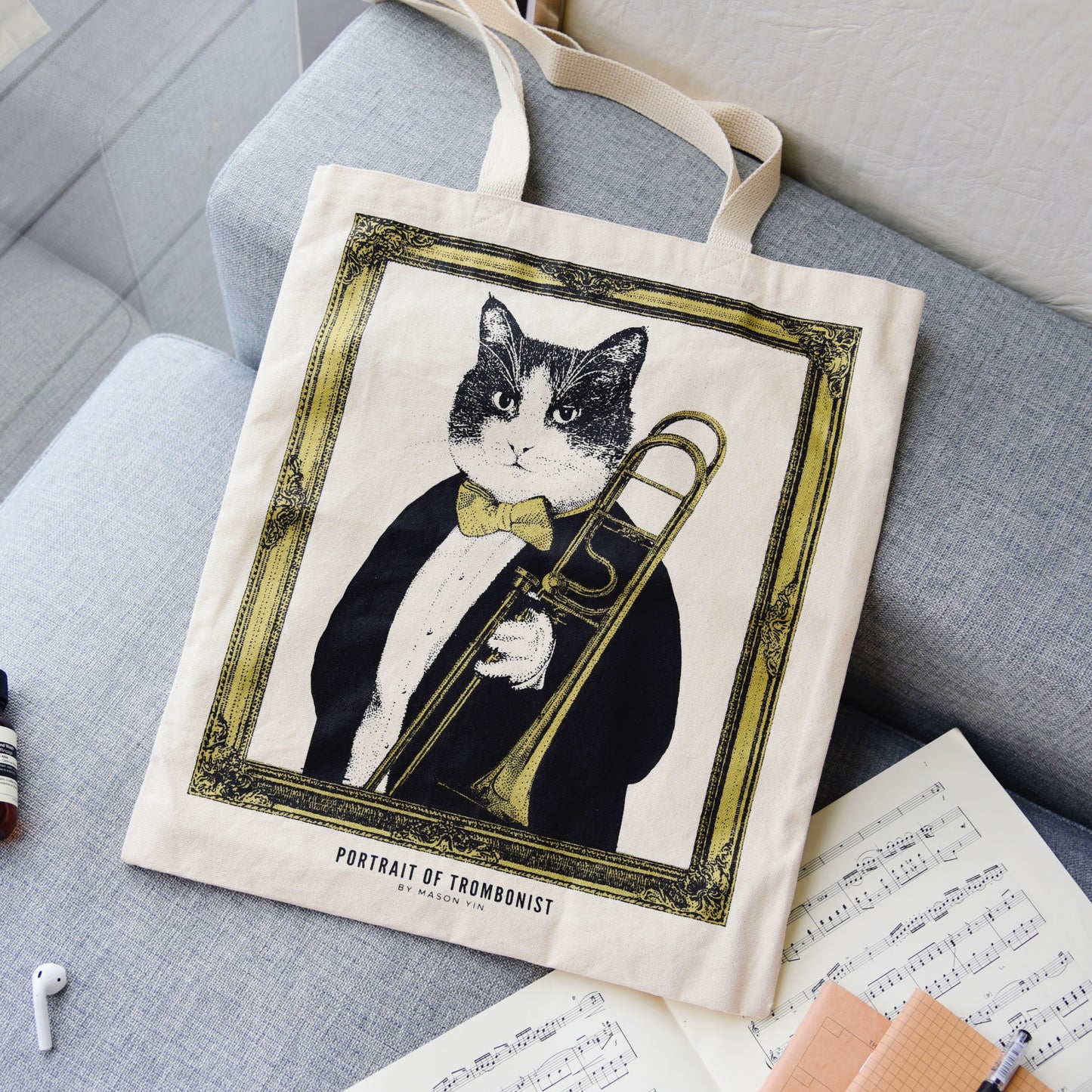 Trombonist Tote Bag