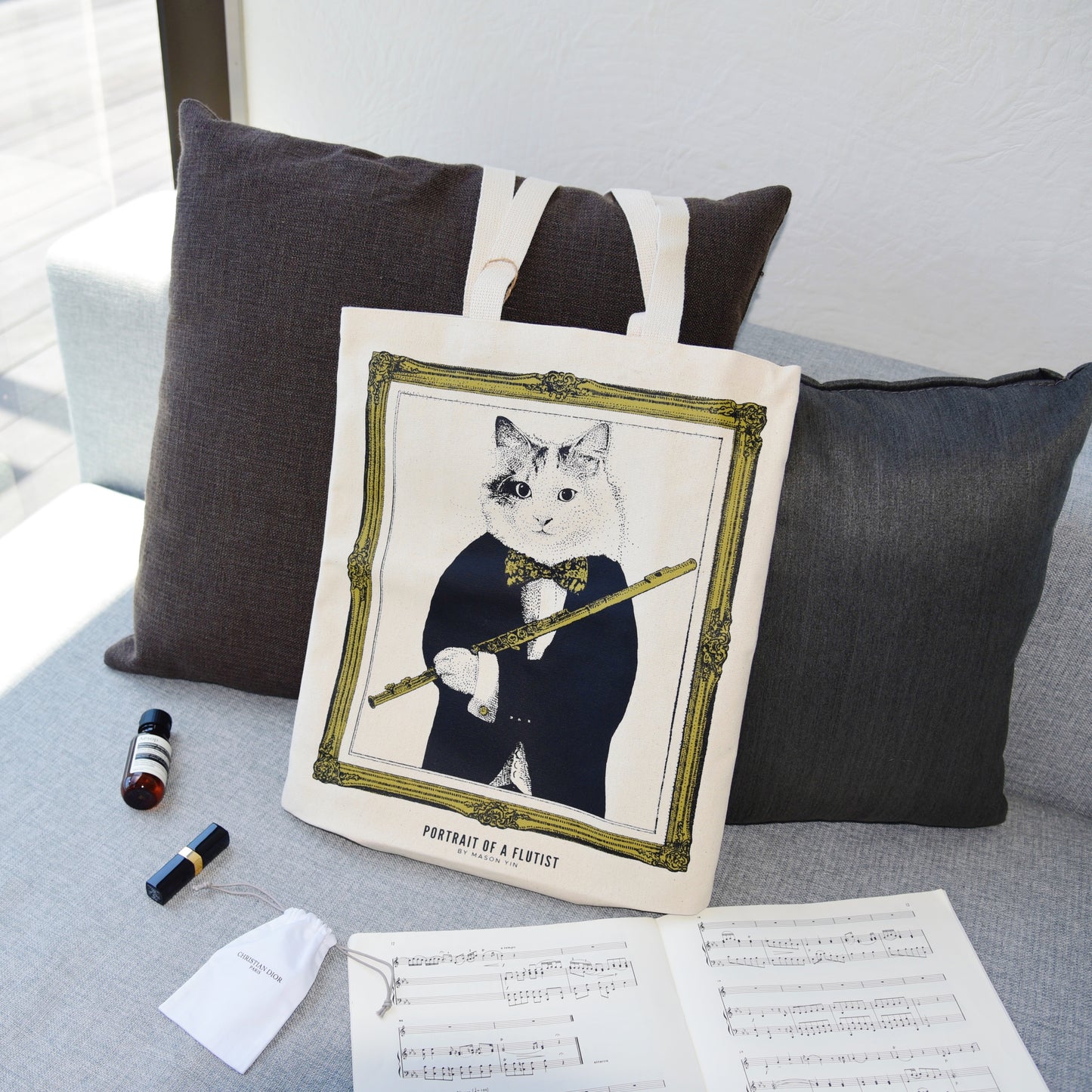 Flutist Tote Bag