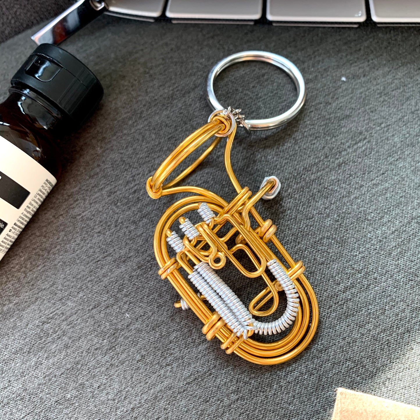 Euphonium Wire Are Instrument Keychain